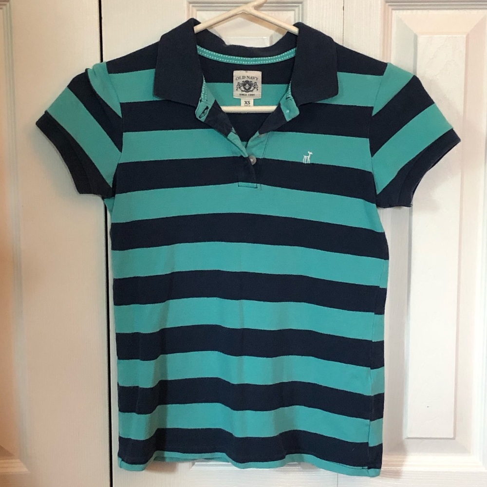 Navy/Teal Old Navy Polo